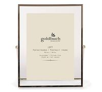 goldbuch Loft Stand, Portrait 1 Photo in 13 x 18 cm Format, Metal Picture Approx. 19 x 23 x 1 cm, Silver Frame