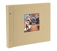 Goldbuch Trend Photo Album 25 x 25 cm, 60 Pages with Pergamine, sand, 30x25 cm