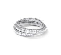 GoldChic Jewelry Stainless Steel Bangle Stretch Bracelets for Women, Double Cobra Bracelet 10mm