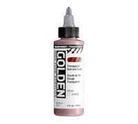 Golden 0008563-4 High Flow Acrylic Transparent Red Iron Oxide 4oz.