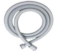 Golden 1.5m/2m G1/2'' Flexible Shower Hose High Pressure Explosion-Proof Stainless Steel Bathroom Head Extension Pipe for Shower Hose Replacement(White,150cm)