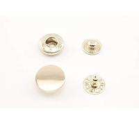 Golden 15mm zinc Alloy Flat top snap Fastener Snap Buttons Poppers Press Stud Button Snap Pliers for Sewing Leather Craft Clothing, 12 Pieces per lot K102