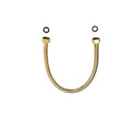 Golden 304 Stainless Steel Pipe, Toilet Water Inlet Pipe 50cm G1/2"X1/2" Rose Gold Toilet Water Inlet Pipe(Bright Gold)