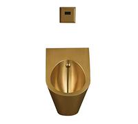 Golden 304 Stainless Steel Wall-Mounted Men's Urinal with Automatic Induction Flushing Non-Contact High-Efficiency Flush System for Public Restrooms