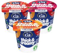 Golden Acre Assorted Long Life Thick & Creamy Yogurt 125g - Case of 20