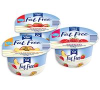 GOLDEN ACRE Low Sugar Fat Free Fruit Yogurts 100g (Pack of 20 Yogurts in 3 Mixed Flavours)
