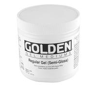 Golden Acryl Med 16 Oz Regular Gel Semi-Gloss