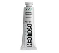 Golden Acrylic 2 Oz Interference Green (fine)