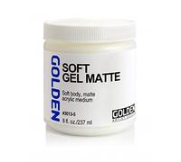 Pro-Art Mediums Golden Soft Matte Gel Medium-8 oz