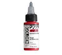 GOLDEN High Flow 1Oz Transp Quinacridone Red
