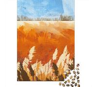 Golden Afternoon 1000-Piece Puzzle for Adults, 70x50cm/1000pcs; A Weekend Activity at Your Own Pace; White Pieces with A Smooth Surface