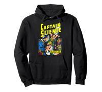 Golden Age Comic Captain Science Damsel In Distress Pullover Hoodie