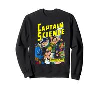Golden Age Comic Captain Science Damsel In Distress Sweatshirt