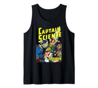Golden Age Comic Captain Science Damsel in Distress Tank Top