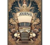 Golden Age Elegance: A Timeless Affair: Hollywood-Themed Unruled Journal | 120 Pages | 8.5 x 11 in | 90 GSM Natural Shade Paper | Flat Lay Design