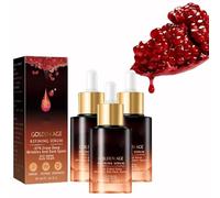 Golden Age Refining Serum, Anti-Aging Serum, Collagen Boost Anti Ageing Serum, Anti-Wrinkle Serum Erase Lines & Wrinkles, Firms Skin for All Skin Types (3pcs)