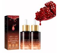 Golden Age Refining Serum, Anti-Aging Serum, Collagen Boost Anti Ageing Serum, Anti-Wrinkle Serum Erase Lines & Wrinkles, Firms Skin for All Skin Types (2pcs)