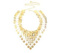 Golden Alloy Belly Dance Waist Chain for Women Performance