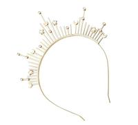 Golden Alloy Star Moon Goddess Headband for Party Cosplay