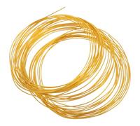 Golden Aluminum Bendable Art Wire 0.8mm 10m for Beading | Flexible Smooth Finish, Fine Detail Work for Students, Makers, Beads and Decorative Workshop Projects