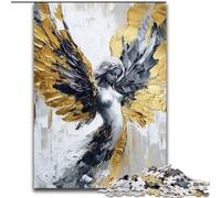 Golden Angel 1000 Piece Jigsaw Puzzle for Adults Teens, Challenging Game Gifts for Is Ideal As A Gift for The Whole Family (26x38cm)