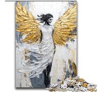Golden Angel Jigsaw Puzzles for Adults 2000 Pieces, Brain Intelligence Challenge Addictive Toys Birthday Gifts for Age 14+ (70x100cm)