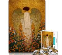 Golden Angel JigsawPuzzle 1000 Pieces for Adults,Challenging Game And Family Play for Is Ideal As A Gift for The Whole Family (38x26cm)