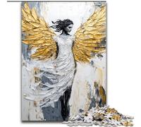 Golden Angel Jigsaws Puzzles 1000 Pieces for Teenagers Gifts, Suitable for Ages 14 And Up Family Fun It Is Ideal As A Gift for The Whole Family (50x75cm)