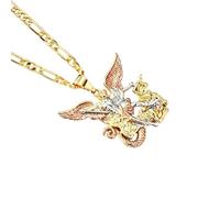 Golden Angel Necklace Vintage Elegant Decorative Accessory