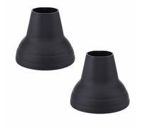 Golden Apple 2 Pcs Silicone Pickleball Ball Retriever, Pickleball Ball Picker Suction Cup Pickup Tool (Black)