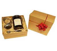 Golden Apple Spice Tea Gift Set Green Loose Leaf Tea Wrapped 100g in Caddy with Tea Strainer and Measuring Spoon by TeaCakes of Yorkshire.