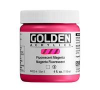 Golden Artist Acrylic, 4 Ounce jar, Fluorescent Blue (4605-4)
