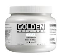 Golden Artist Colors - Acrylic: 32 oz., (Heavy Load) White Titanium I