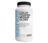 Golden Artist Colors Color Pouring Medium, Gloss Finish, 16 Ounce Bottle (3501-6)