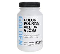 Golden Artist Colors Color Pouring Medium, Gloss Finish, 8 Ounce Bottle (3501-5)