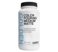 Golden Artist Colors Color Pouring Medium, Matte Finish, 16 Ounce Bottle (3502-6)