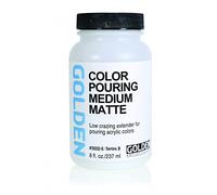 Golden Artist Colors Color Pouring Medium, Matte Finish, 8 Ounce Bottle (3502-5)