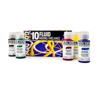Golden Artist Colors Fluid Acrylics 10color Mixing Set