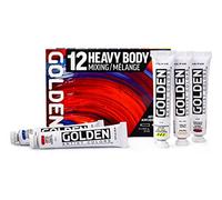 Golden Artist Colors, Heavy Body Acrylics, 12-color Mixing Set