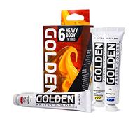 Golden Heavy Body Acrylic Paint – 6-Color Intro Set – 6 x 22 ml