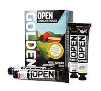 Golden Artist Colors, OPEN Slow-Drying Acrylics, 8-color Landscape Set