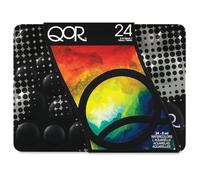 Golden Artist Colors QOR Aquarelle Discovery Set Extra Fine Mini Colours, Metal, Assorted, 5 ml (Pack of 24), 5 Pieces