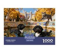 Golden Autumn at Sintra Pena Palace Wooden Jigsaw Puzzle Waterproof 1000 Piece Puzzles for Adults Gifts Fun Educational Games