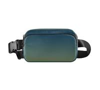 Golden Autumn Trendy Fanny Waist Pack for Men Women Waterproof Bum Belt Bag with Adjustable Strap for Travel Running, Navy Mustard, One Size