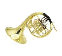 Golden B-flat Four-key Single-row Split French Horn Beginner And Adult Playing Type French Horn With Case French Horn kit