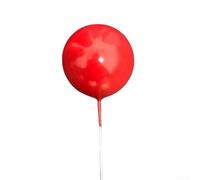 Golden Ball For Cake Embellishment Pack with 20pcs for CupFor Cake Arrangements and For Cake Visual Layering (red)