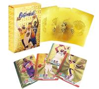 Golden Basketball Trading Cards, Pack of 55 Basketball Star Cards, Basketball Trading Cards, Favourite for Children, Teenagers and Adult Fans