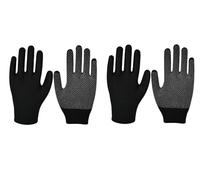 Golden Beads 2 Pairs Adult Fingerless or Full Finger Magic Rubber Grip Gripper Driving Gloves From Undercover (2)