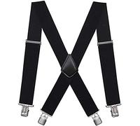 Golden Beads MEN GANGSTER HAT TIE BRACES SET FELT TRILBY AL CAPONE 1920's FANCY DRESS (White, B.Braces)