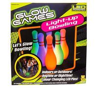 Golden Bear Glow Games Light-Up Bowling Set Playset